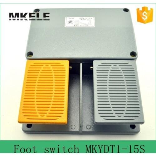 MKYDT1-15S free shipping industry IP67 fender foot operated switch with push button,infinity double pedal foot pedal switch
