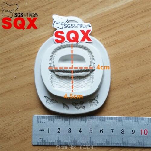 Baskets shape fondant mold, food-grade silicone cake mold DIY baking, kitchen accessories SQ16250