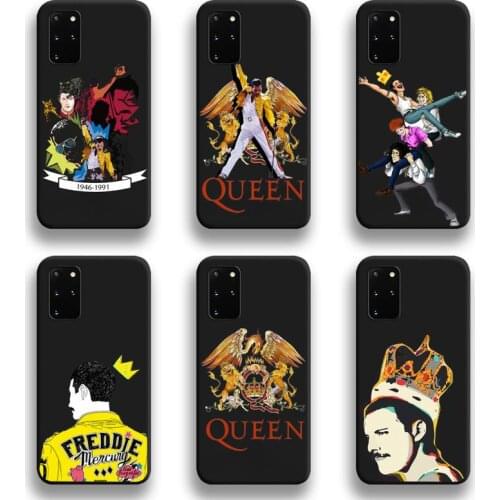 Freddie Mercury Queen Band Phone Case For Samsung Galaxy S21 Plus Ultra S20 FE M11 S8 S9 plus S10 5G lite 2020