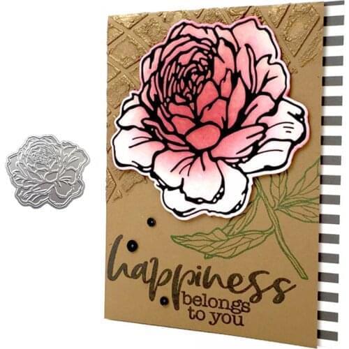 Flower Hot Foil Plate and Metal Cutting Dies for Scrapbooking and Cards Making Paper Embossing Craft New 2019 die cuts