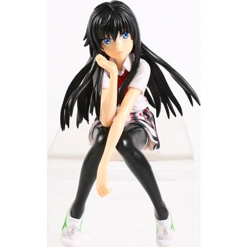 13cm My Teen Romantic Comedy SNAFU Sitting Yukinoshita Yukino PVC Figure Toy Desktop Doll