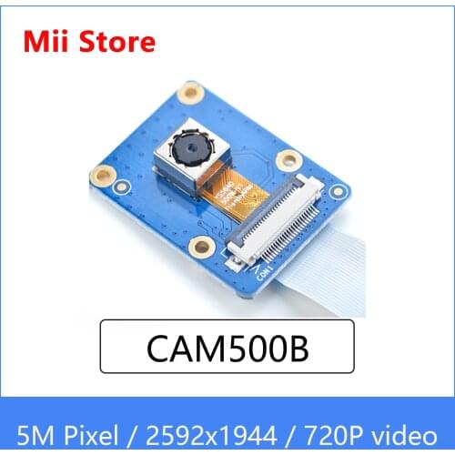 CAM500B High Definition Camera , 5M Pixel 2592x1944 support AFC AWB AEC etc,720P video recording,24pin FPC for NanoPi2 PC T2ect