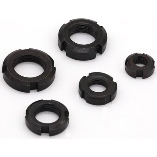 Slotted locking round nut locking four-slotted nut and cap M10*1---M60*2