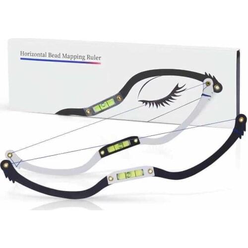 Eyebrow Microblading Mapping String Ruler String Permanent Makeup Pre-inked Eyebrow Line Mark Brow Postioning Thread pre-inked