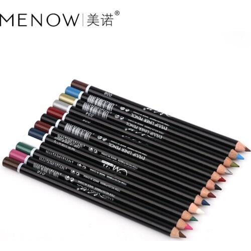 MENOW Colorful Eye Liner Pencil,Eyeliner Makeup Tool 12pcs/set