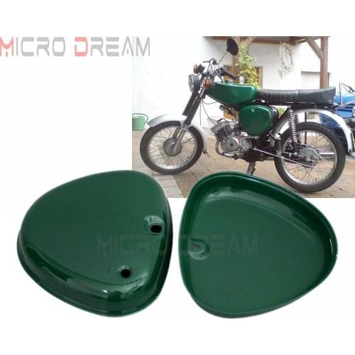 Motorcycle Green Orange 2 Side Steel Cover For Simson S50 S51 S70 Motorbike Left and Right Side Protector Guard