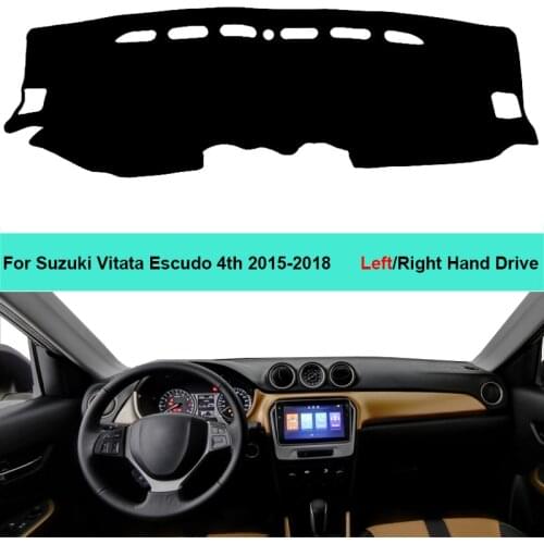 Car Inner Dashboard Cover Dash Mat Carpet Cushion For Suzuki Vitara Escudo 4th 2015 2016 2017 2018 Sun Shade Dash Board DashMat