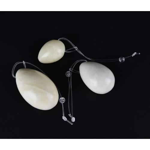 Jade Eggs Women Pelvic Floor Muscle Kegel Exercise Massage Ball Vaginal Tightening Exercise Massage Relax