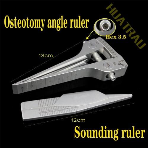 Orthopaedic instruments medical HTO high tibial osteotomy sounder height ruler open angle ruler