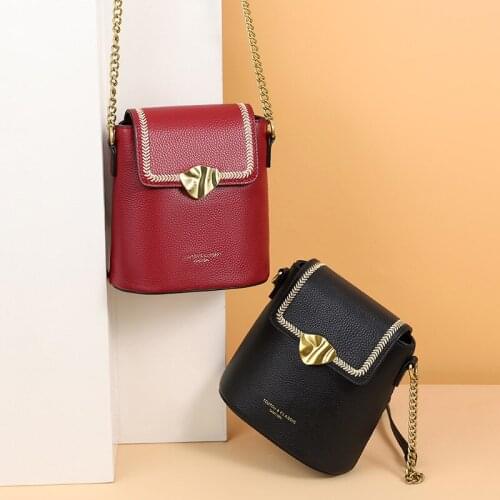 Luxury Handbags Fashion New Women Leather Messenger Shoulder For Daily Designer Female Crossbody Bag Lock Sweet Cute Bags