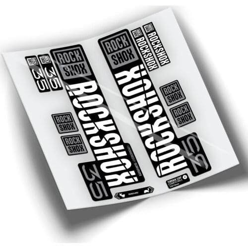 STICKERS FORK BICYCLE ROCKSHOX 35 2021 BICOLOR WP397