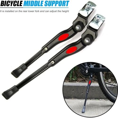 Road Bike Side Parking Bicycle Kickstand Cycling Equipment Adjustable Mountain for Outdoor Cycle Biking Entertainment