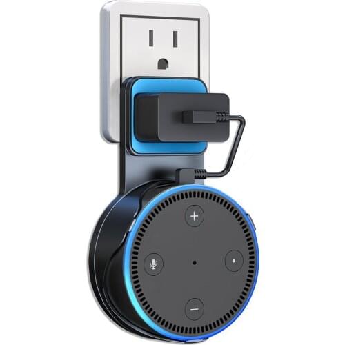 Outlet Hanger for Amazon Echo Dot 2nd Generation, for Amazon Echo2 Echo 2 Fixed Charging Wall Mount Brackets