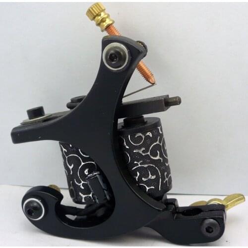 10Pcs/lot Pro Casting Iron Tattoo Machine 10 Wraps coil stainless steel Tattoos Body Art Gun Coil Machine LPC-ITM-7019-3C