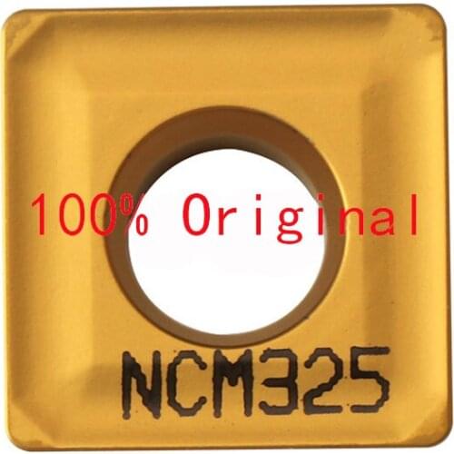 10pcs SPMT120408 NCM325 100% original external Turning tool carbide insert lathe cutter tools
