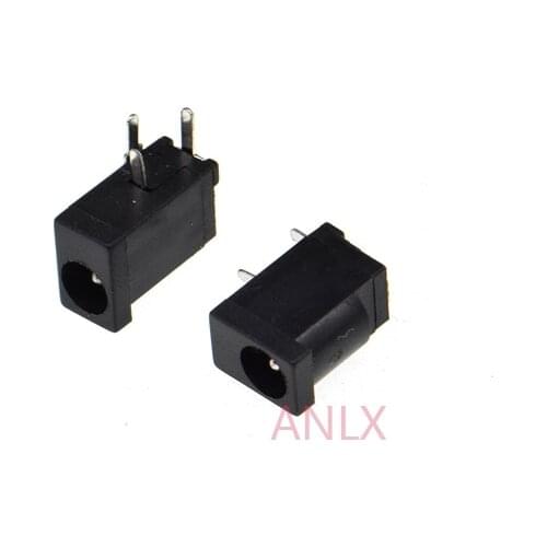 20PCS dc power jack socket connector dc002 3.5*1.35mm panel mount 3.5X1.35MM FEMALE DC-002