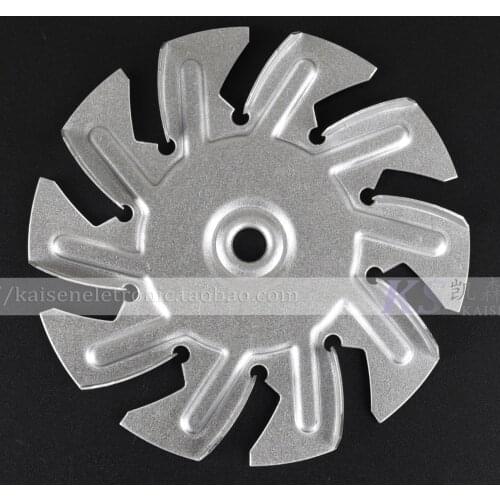 4 pieces 85mm diameter high temperature 250 degree aluminized steel oven oven shaded pole motor fan cooling fan blade fan blade
