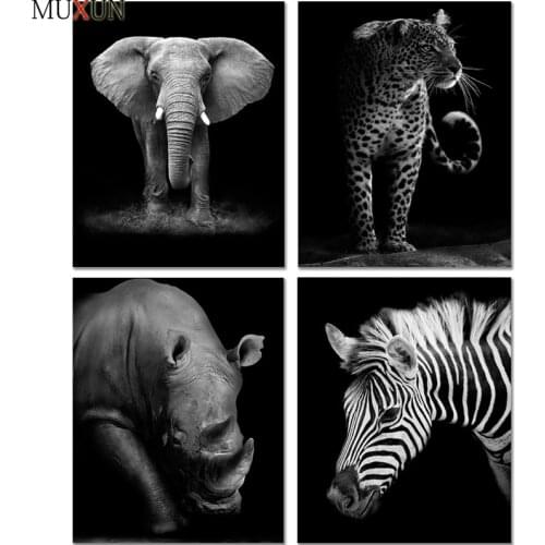 Full Diamond Painting Animals Leopard 5D Diy Special Shaped Zebra Diamond Embroidery Animals Diamond Mosaic Painting Decor Er087