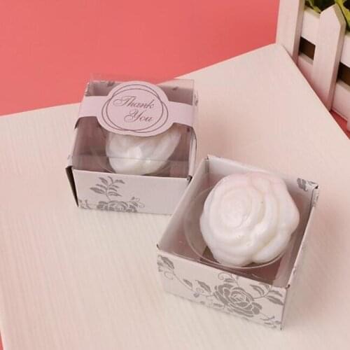20pcs/lot Rose Flower Weding Party Scented Soap Savon Graduation Souvenirs Nest Egg Baby Shower Valentines Lovers