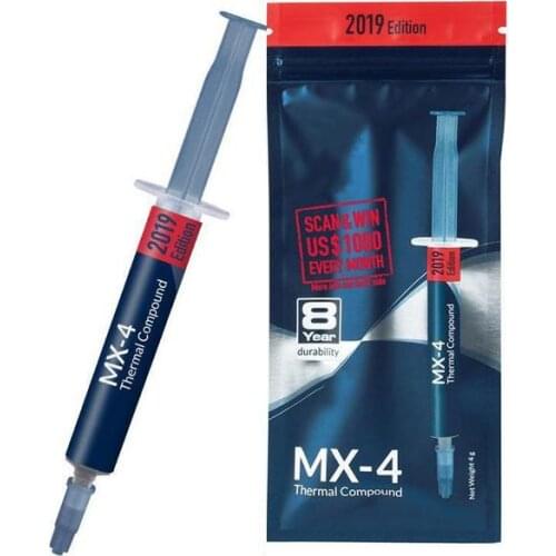 Fast Shipping MX-4 4g processor CPU Cooler Cooling Heatsink Compound VGA Fan Grease Paste Thermal Plaster Wholesale N5E4