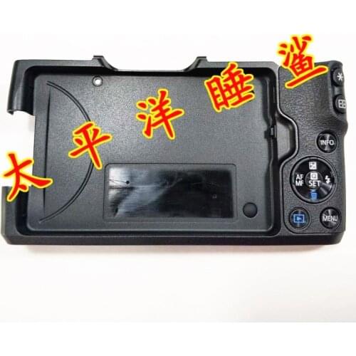 For Canon EOS M50 Kiss M SLR Rear Cover Case Back Shell Frame With Button Flex Cable Black NEW Original