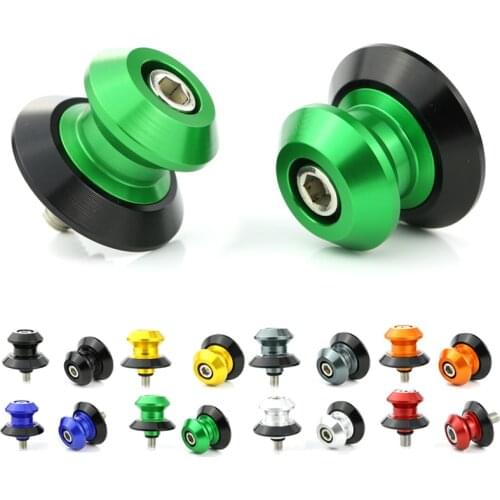 Fit For Kawasaki ZX6R ZX-6R 2013-2020 ZX10R ZX-10R 2011-2020 Z1000SX 2014-2020 CNC Alumnium Swing Arm Spools Stand Bobbin Screws