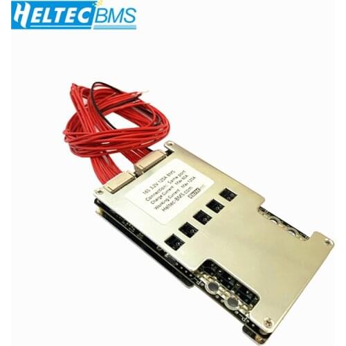 Heltec 3.2V LifePo4 16S 120A 18650 BMS battery protection board with balanced lithiumion lithium battery module