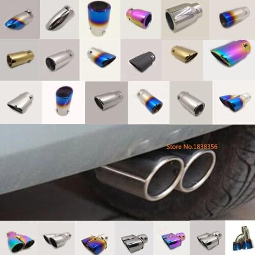 For Mitsubishi Lancer-EX 2010 2011 2012 2013 cover muffler exterior end pipe outlet dedicate stainless steel exhaust tip tail