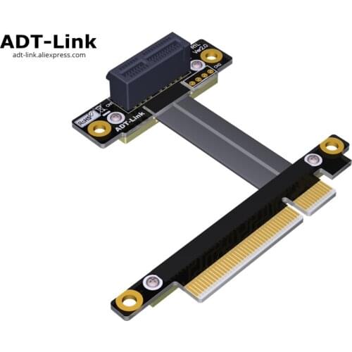 PCI express 3.0 pcie 8x to 1x ADT PCI-E x8 X1 gen3 8G/bps 8x male 1x female R81SF R81SL R81SL ADT-LINK