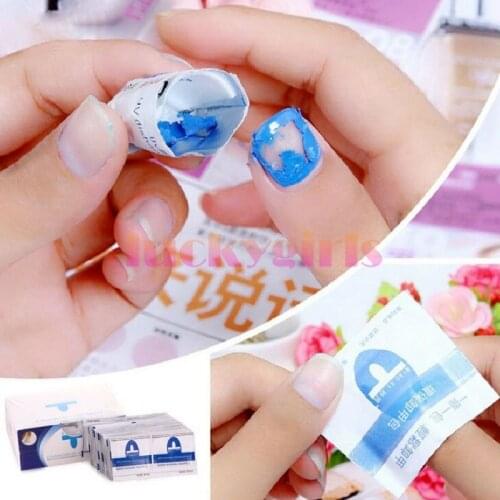 Nail Remover 100Pcs/lot Nail Art Gel Polish Lacquer Easy Cleaner Gel Nail Wraps UV Gel Remover Nail Art Tools