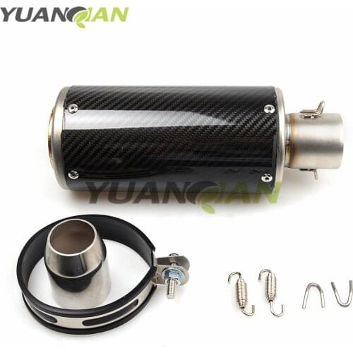 36-51mm universal Motorcycle Modified Exhaust pipe Muffler For Honda CBR 600 954 1000 RR Kawasaki Z800 ZX-6R ZX-10R KLE650