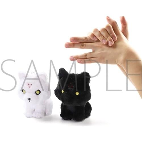 Japanese Version Genuine Stuffed Toy Of Anime Jujutsu Kaisen Megumi Fushiguro Black And White Dog Plush Doll Cotton Pendant Gift