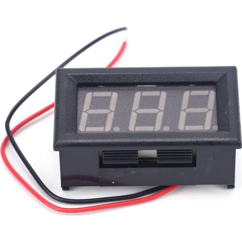 1pc DC 0-30V car Mini voltmeter tester Red Auto Digital voltage test battery High quality