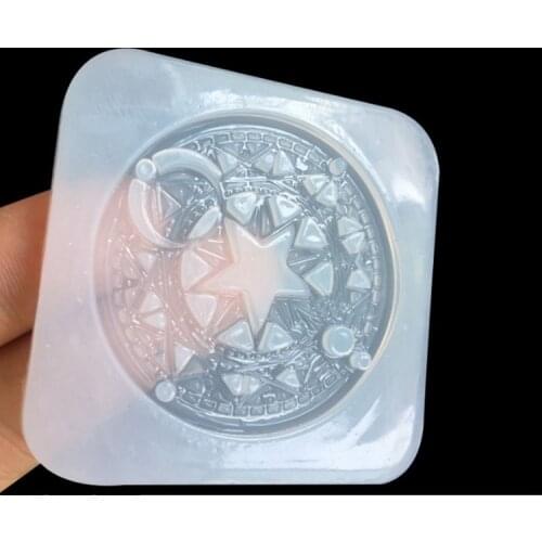 1 pcs Magic array Liquid silicone mold DIY resin jewelry pendant necklace pendant mold resin molds for jewelry