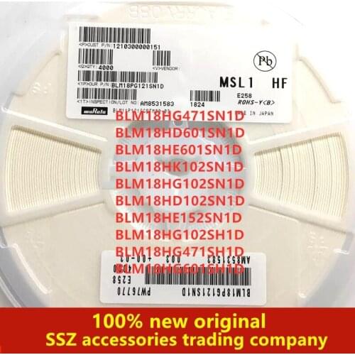 100PCS BLM18HG471SN1D BLM18HD601SN1D BLM18HG601SH1D BLM18HE601SN1D BLM18HK102SN1D BLM18HG102SN1D BLM18HD102SN1D BLM18HE152SN1D