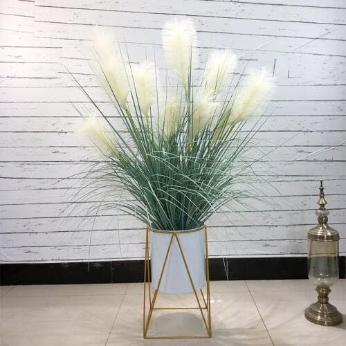 100 Cm Large Silk Onion Grass Large Artificial Tree Fake Reed White Wedding Decoration Flowers Diy Home Decor Artificial Flowers