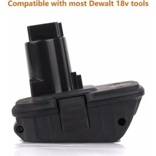 Battery Adapter for Black&Decker 20V Lithium ,PORTER CABLE 20V Lithium And SLAN 20V Lithium Ion Battery for DC9096 DC9098 DE909