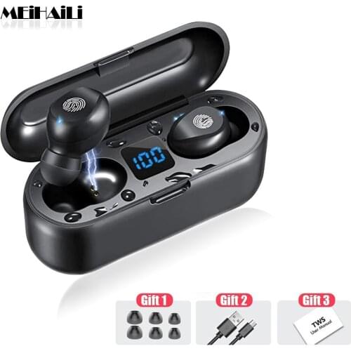 Mini Wireless Headphone f9 TWS Bluetooth 5.0 Earphones In Ear Earbud Sports Gaming Headset With Charging Case for Xiomi Phones