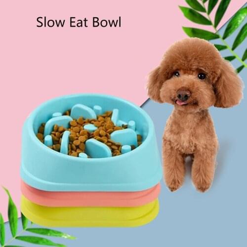 Food Bowl Slow Food Pet Bowl Cats and Dogs Choke Prevention Bowl Pet Dog Supplies Food Utensils