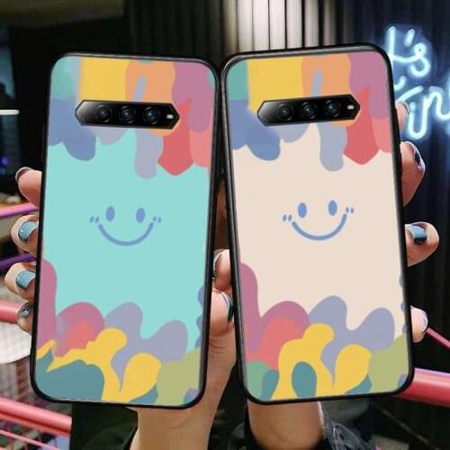 Cute Smile Pattern Soft Shell Black Soft Cover The Pooh For Huawei Nova 8Pro 7 6SE 5T 7i 5i 5 4 4E 3 3i 3E 2i Pro Phone Case cas