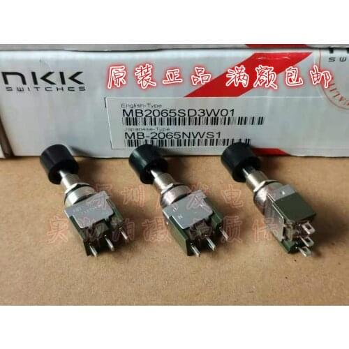 Original new 100% button switch MB2065SD3W01 3pin with lock button 13*8*38MM MB-2065