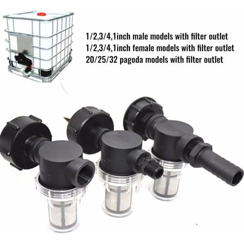 60mm/2.36in Coarse Thread Water Ball Valve Ton Barrel Filter Connector IBC Joint Garden Hose Adapter Tools For Most Ton Barrels