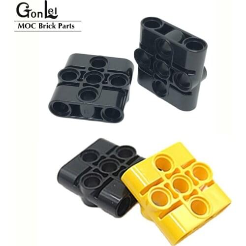 2-4Pcs/lot High-Tech Beams 39793 Connector Beam 3x3 Bush MOC Building Blocks Brick MOCs Part fit for EV3 Core Set DIY Toys Gifts