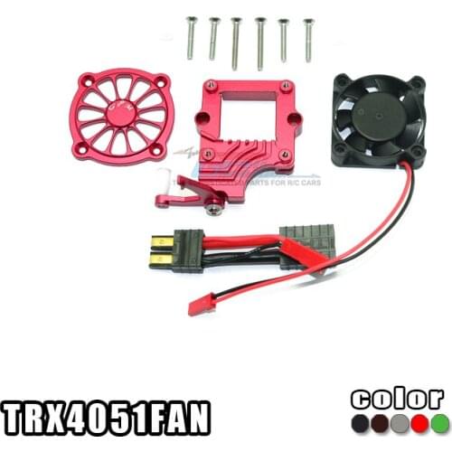 ALUMINUM MOTOR COOLING FAN WITH EASY SWITCH for Traxxas TRX-4 TRX4
