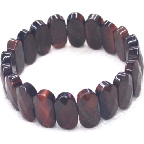 Natural red tiger eye beads bracelet natural stone bracelet DIY jewelry bracelet for woman for gift wholesale