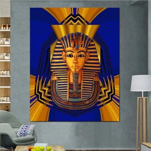 Egyptian Pharaoh Rhinestone stitch Cross stitch diamond embroidery full drill sqaure 5D diamond painting mosaic Home decor P352