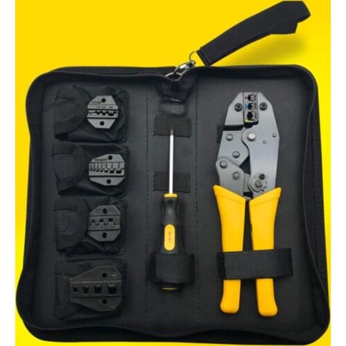 Cold-pressed bare terminal wire end insulated crimping pliers electrician clamp cable hand tool crimping pliers