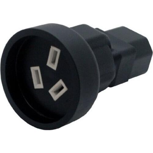 IEC320 C14 to Au Australia Female head power transfer head adapter conversion plug socket C14 to New Zealand Australia adapter