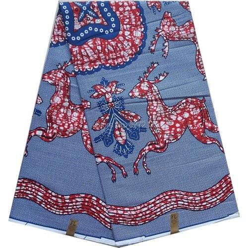 New design cotton african real wax guaranteed quality 6yards free shipping nice for party A637