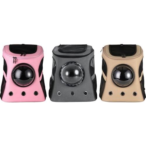 Pet Carrier Small Dog Space Capsule Backpack Outdoor Tote Handbag Knapsack